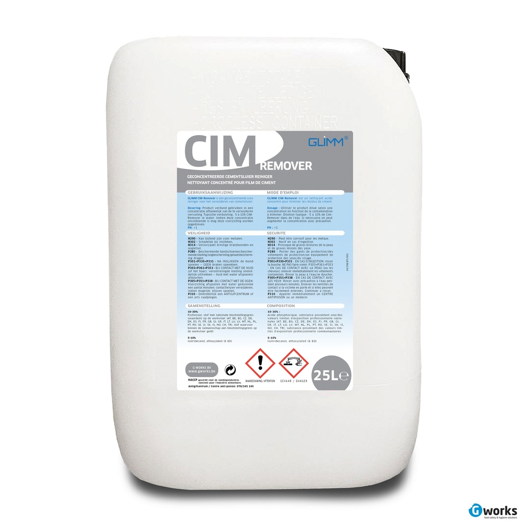 GLIMM CIM-Remover Cementsluier Verwijderaar - 25L