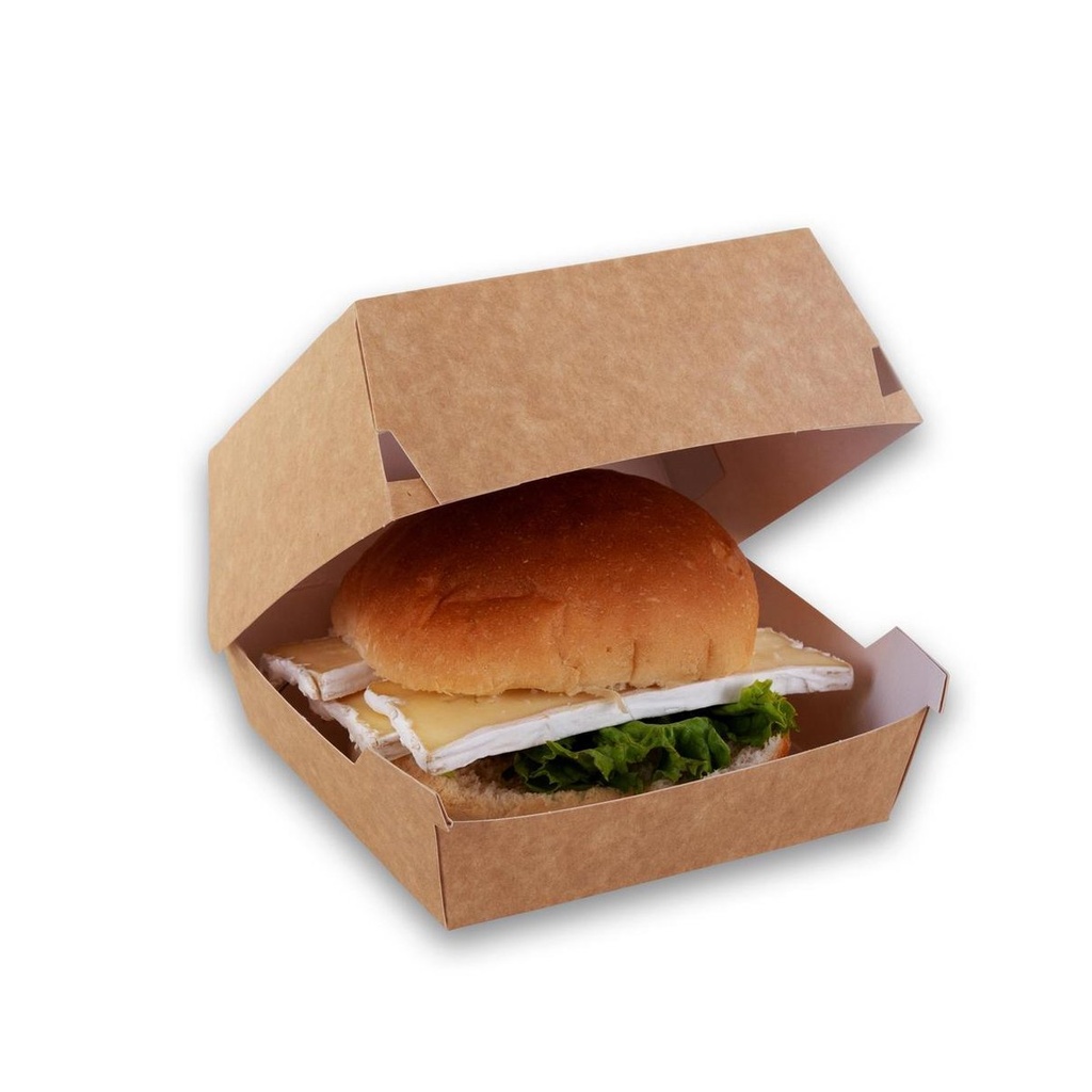 Hamburger Doos Kraft BIO IP7 - 10x10x7cm - 500stuks