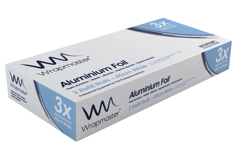 PROMO 5 - Aluminiumfolie Wrapmaster 45cm - 3Rol - 20% korting