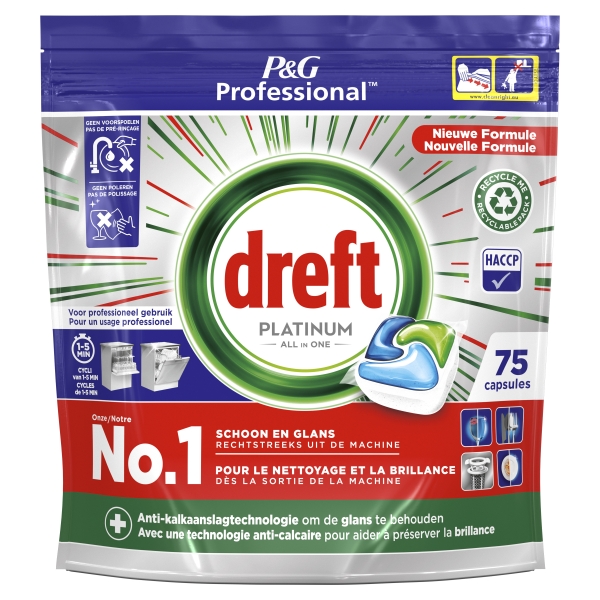 Dreft Platinum All in One - 75stuks