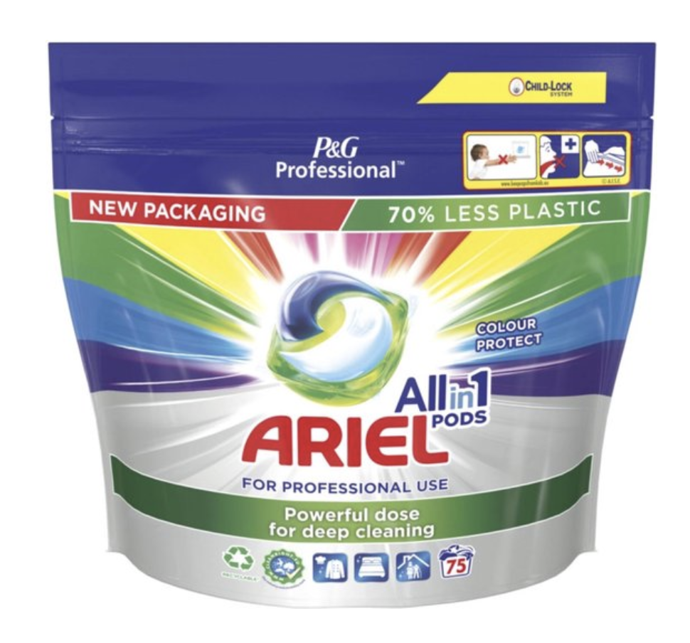PROMO 1 - Ariel Wasmiddel Pods "Color" - 2x70st - 30% korting