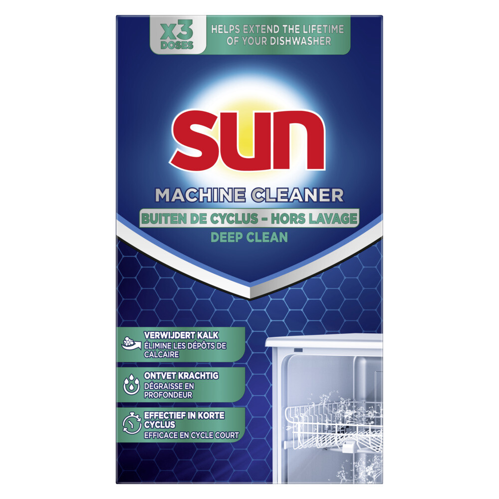 Sun Boost Machinereiniger - 3x40gram