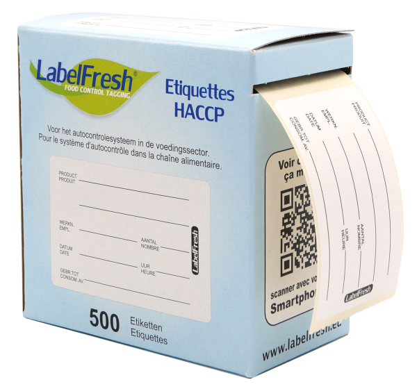 Labelfresh Etiket HACCP Universeel - 70x45mm - 500stuks