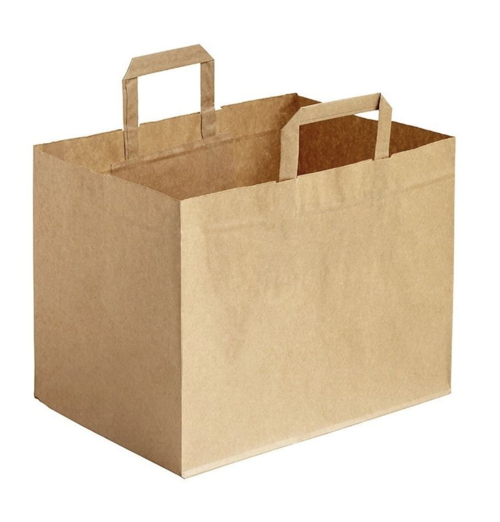 Draagtas Papier Kraft - 320x210x240mm - 250st