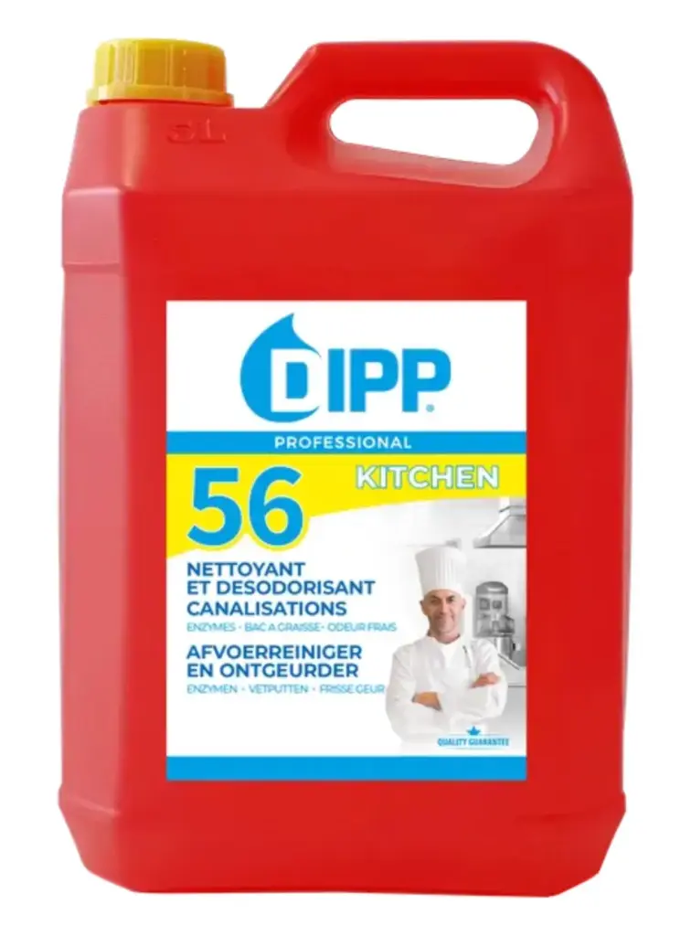 Dipp 56 - Afvoerreiniger en Ontgeurder op basis van Enzymen  - 5L