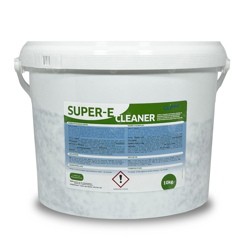 GLIMM Super-E Cleaner Hygiënische Enzymen Reiniger - 10KG