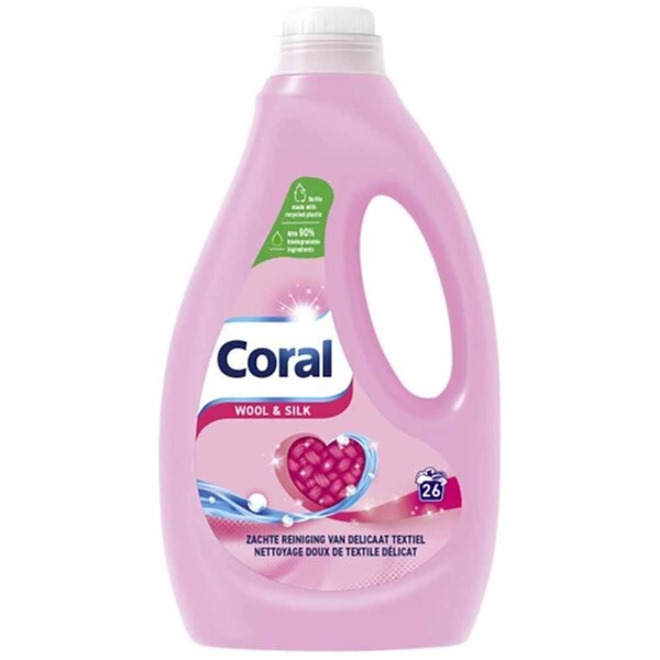 Coral Wasmiddel Wool & Silk - 1,17L