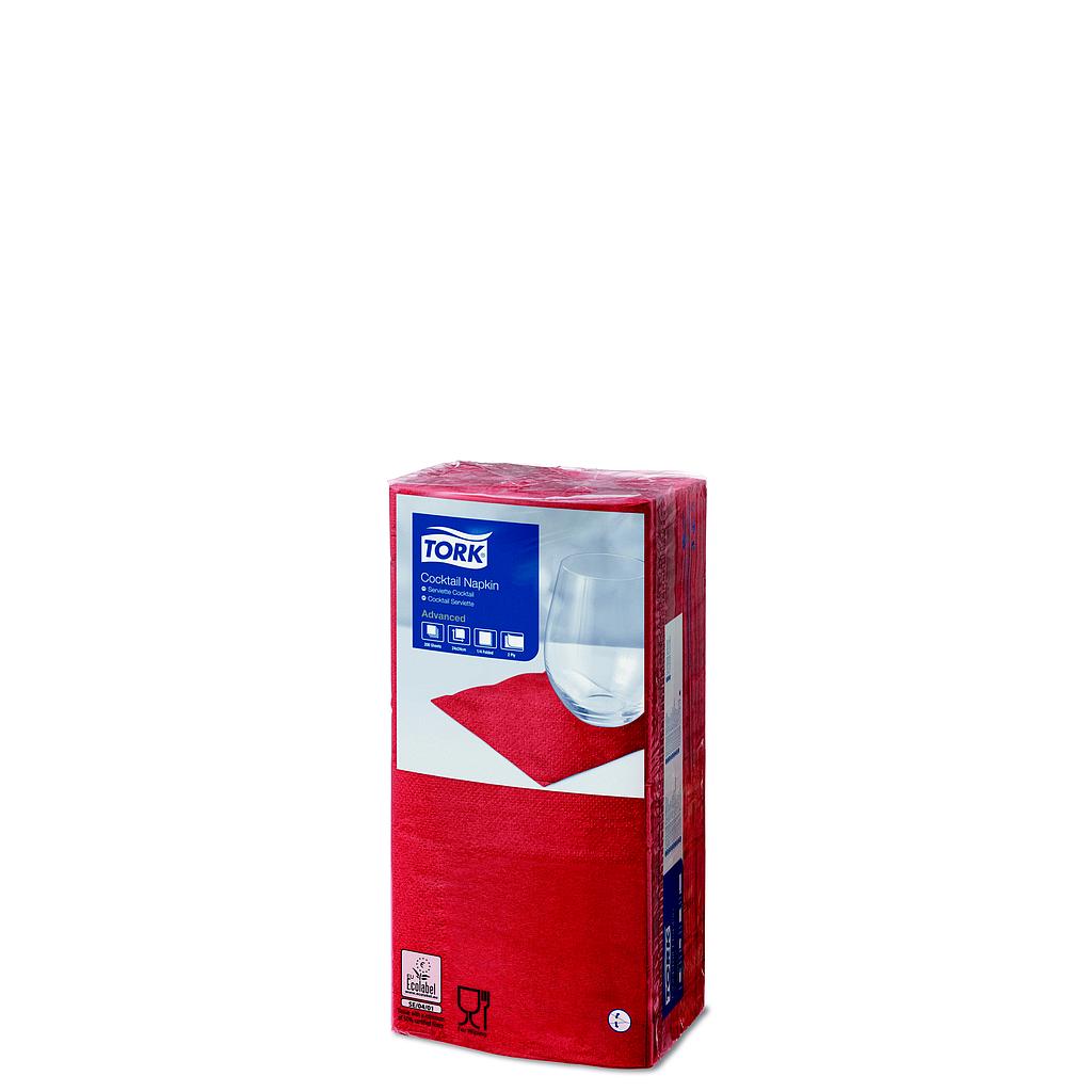 Servet Cocktail 477826 24x24cm - Rood