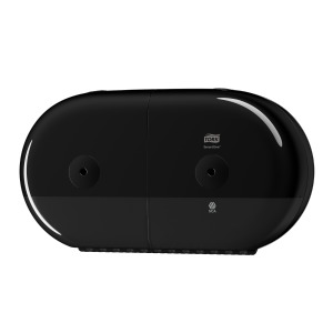 T9 682008 SmartOne - Twin Mini Toilet Roll Dispenser - Zwart