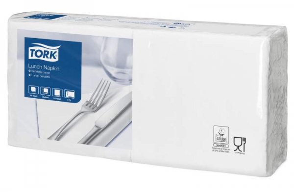 Servet Lunch 477149 33x33cm - Wit