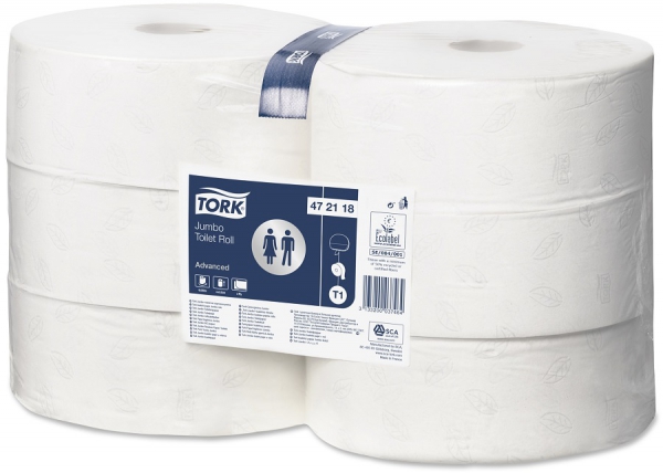 T1 472118 Jumbo Toiletpapier - Wit