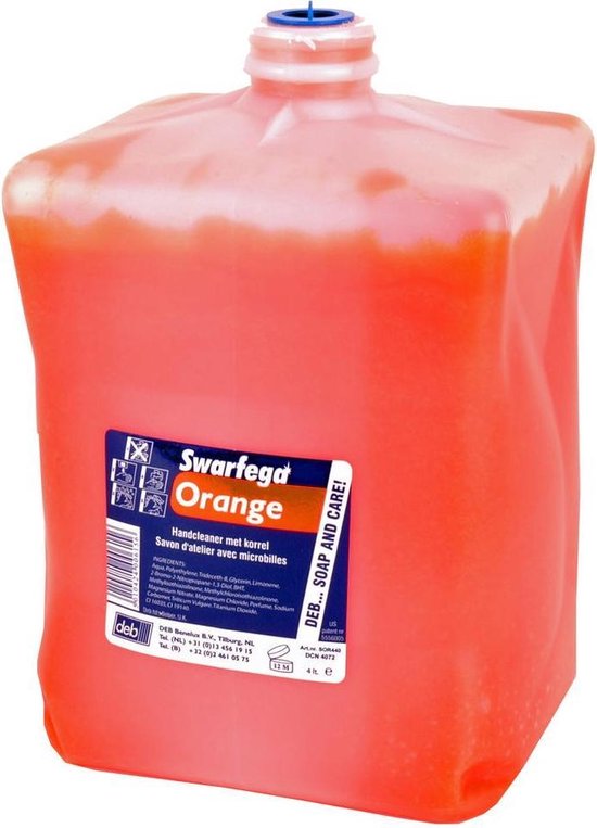 Deb Stoko Swarfega Orange Handzeep Patroon - 4x4L