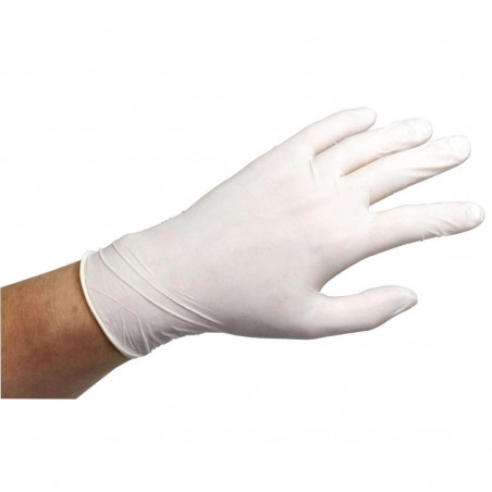 Handschoenen Latex Niet-Gepoederd 100st - Wit