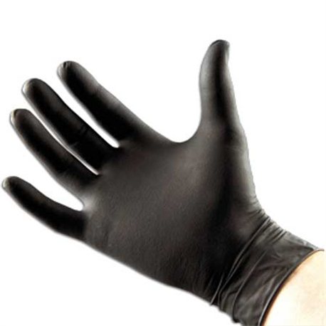 Handschoenen Nitril "Extra Strong" Niet-Gepoederd 100st - Zwart
