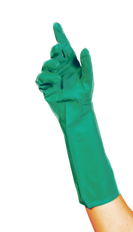 Handschoenen Nitril Professional Chemical 1paar - Groen