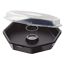 [AR00710] Salad Box Octaview 157541 ZW/TR - 190x70mm - 240stuks