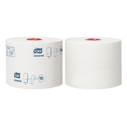 [AR01636] T6 127540 Mid-Size Toiletpapier - 1Laags
