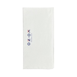 [AR02963] Dinner Servet KO-NO - 39/2 - 1/8 vouw - 2KL bedrukt - WIT