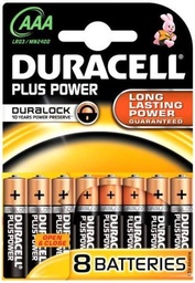 [AR03565] Batterijen Plus Power AAA / LR03 - 8stuks