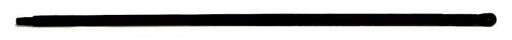 [AR03194] Steel Monobloc Safebrush - Ø 32mm - 150cm - Zwart