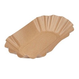 [AR03826] Snackschaaltje Kraft 0 - 80x140x30mm - Ovaal - 250stuks