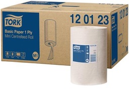 [AR04059] M1 120123 Poetsrol Kokerloos Centerfeed Mini - 1LG - 11Rollen - Wit