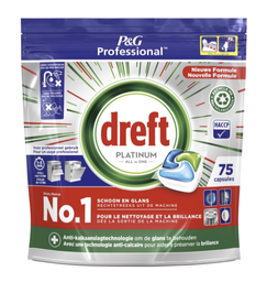 [AR04076] PROMO 6 - Dreft Platinum All in One - 3x75stuks - 20% korting