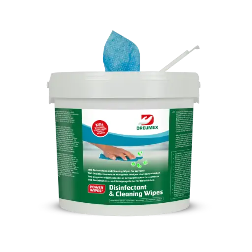 [AR04293] Dreumex Desinfectant & Cleaning Wipes Blue - Emmer 700stuks