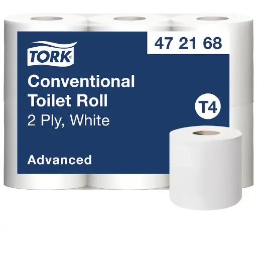 [AR04402] T4 472168 Advanced Conventional Toiletpapier - 2Laags / 400Vellen - 42Rollen